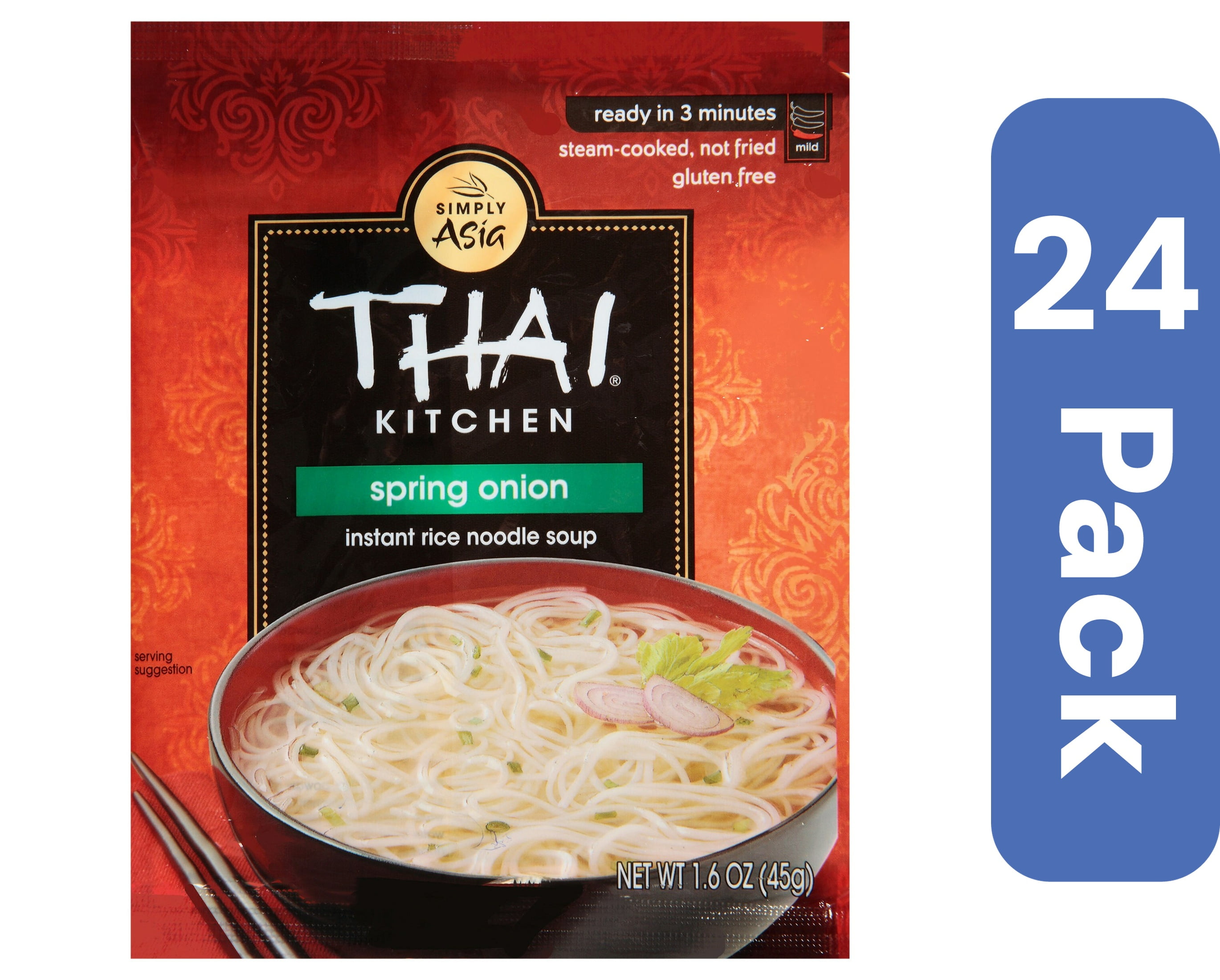 Thai Kitchen Instant Rice Noodles Onion 1.6 oz (Pack Of 24)