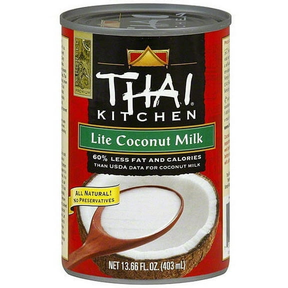 Thai Kitchen Lite Coconut Milk, 13.66 fl oz, Case of 12