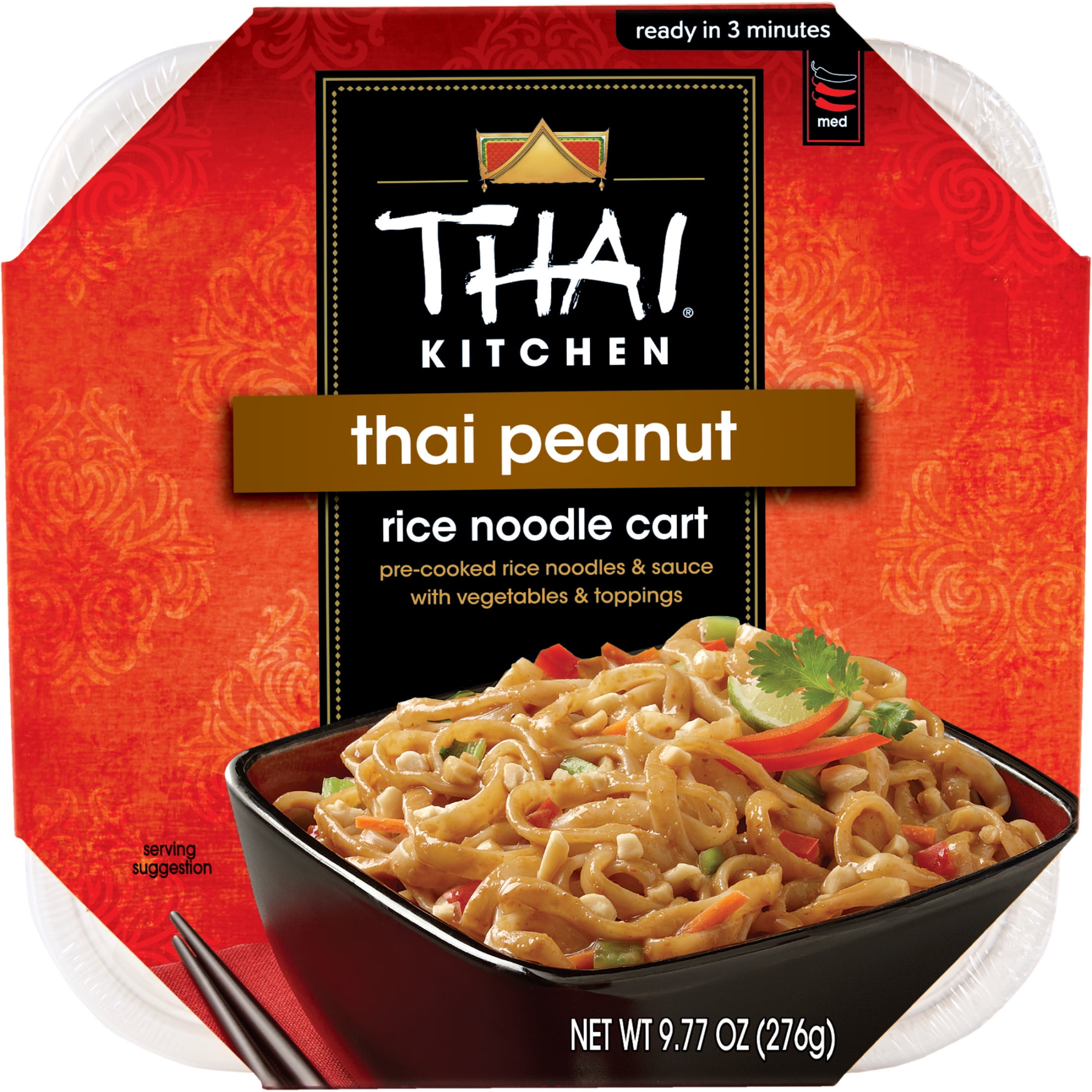Thai Kitchen No Artificial Flavors Gluten Free Thai Peanut Rice Noodle Cart, 9.77 oz Cup