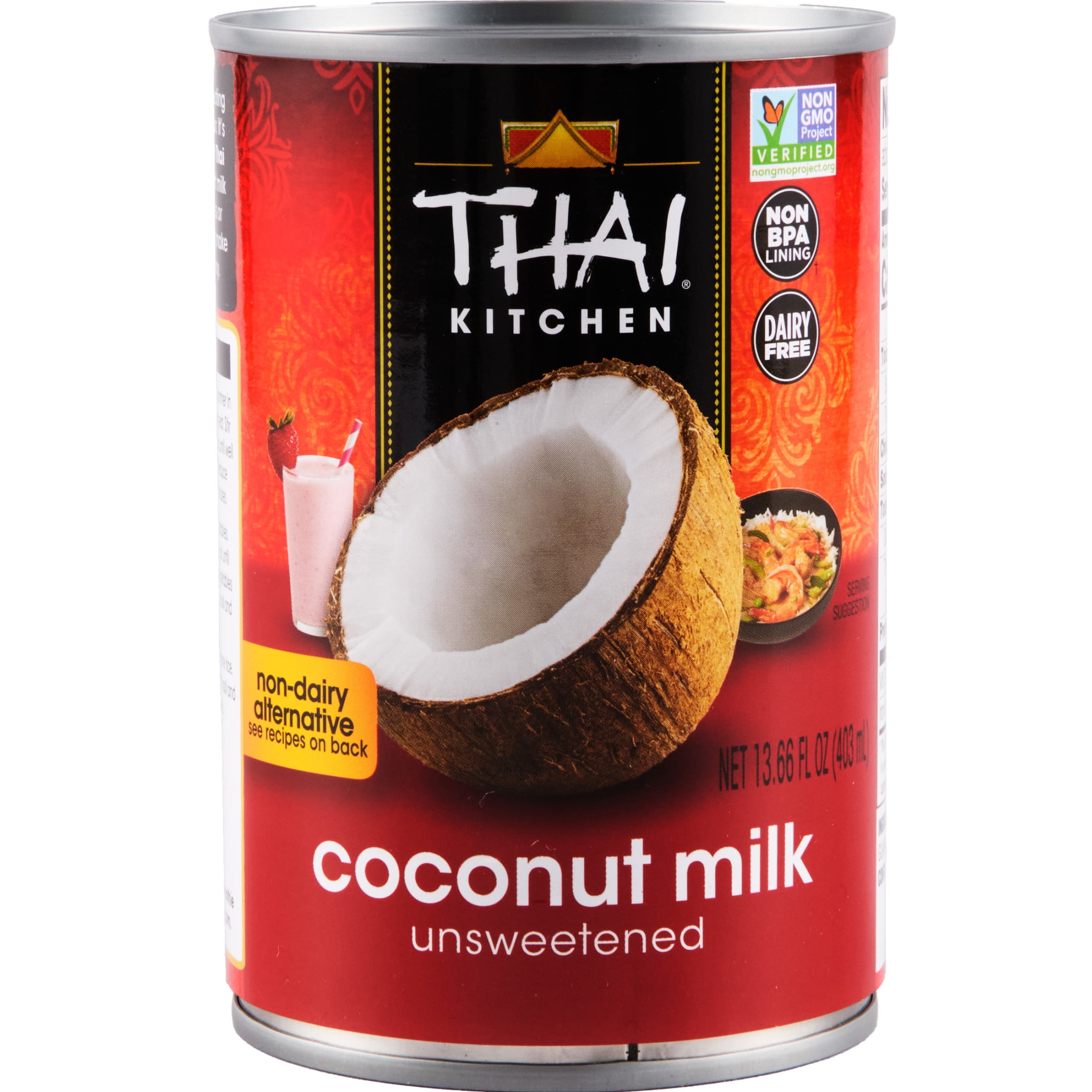 Thai Kitchen Unsweetened Coconut Milk, 13.66 fl oz Can