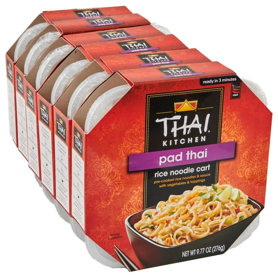 Thai Kitchen Pad Thai Rice Noodle KKS1 Cart, 9.77 oz (Pack of 6)