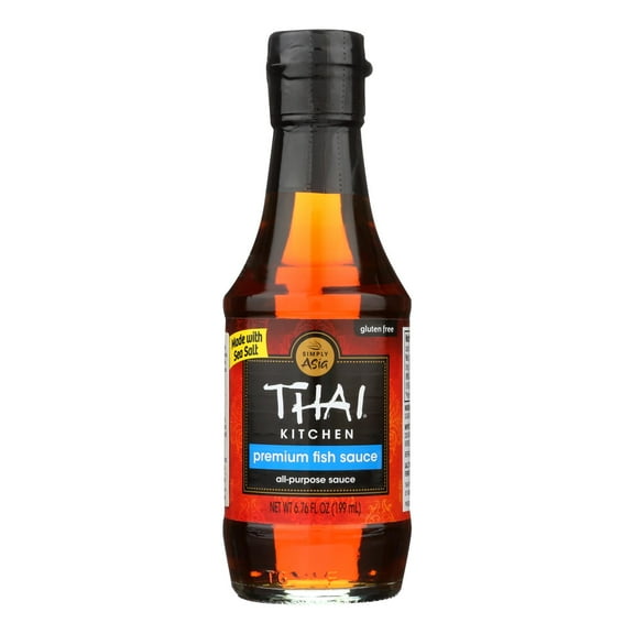 THAI KITCHEN - Premium Thai Fish Sauce for Culinary Use - 6.76 Oz, Case of 12