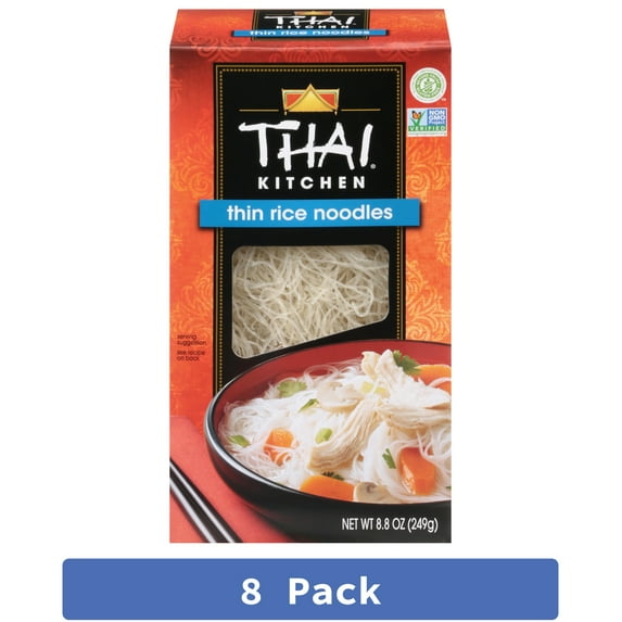 Thai Kitchen Thin Rice Noodles 8.8 oz (Pack Of 8)