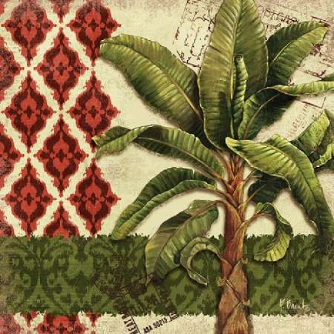 Thai Palm I Canvas Art - Paul Brent (24 x 24)