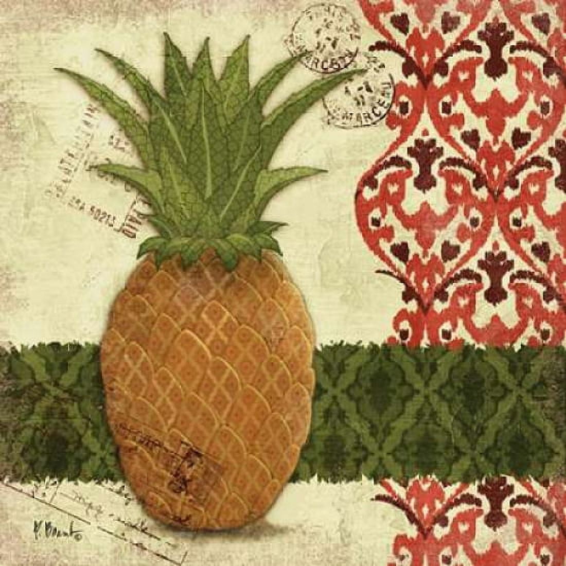 Thai Pineapple II Canvas Art - Paul Brent (24 x 24)
