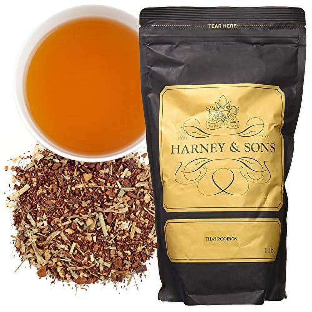 Thai Rooibos 16Oz Bag Of Loose Leaf Tea W/ Rooibos, Cinnamon, Ginger