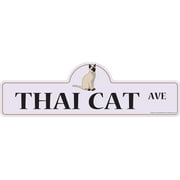 Thai Street Sign | Indoor/Outdoor | Dog Lover Funny Home Décor for Garages, Living Rooms, Bedroom, Offices | SignMission personalized gift | 18" Wide