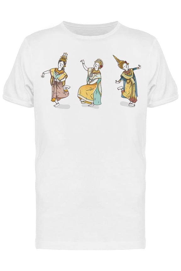 Thai Traditional Dancers  T-Shirt Men -Image by Shutterstock, Male Medium