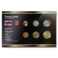 thumbnail image 1 of Thailand 25 Satang - 10 Baht 6-Coin Set BU, 1 of 4