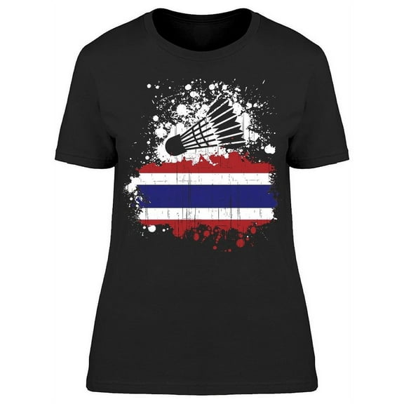 Thailand Badminton Team T-Shirt Women -Image by Shutterstock Women T-Shirt, Female 3X-Large