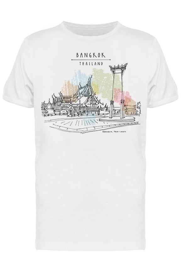 Thailand Giant Swing T-Shirt Men -Image by Shutterstock, Male Large