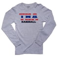 thumbnail image 1 of Thailand Handball - Olympic Games - Rio - Flag Men's Long Sleeve Grey T-Shirt, 1 of 2