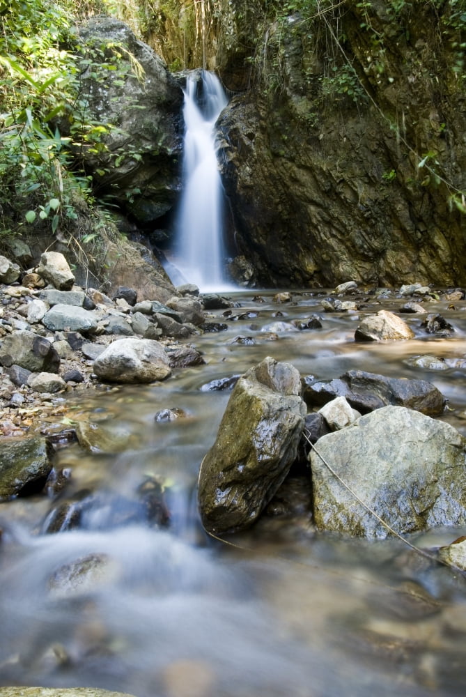 Thailand Mae Hong Song Province Mae Surin National Park Maekutlong Waterfall Canvas Art - Bill Brennan Design Pics (11 x 17)