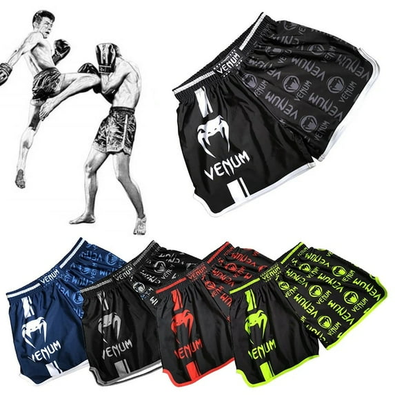 Thailand Muay Shorts Men's Boxing Shorts Thai Mixed Martial Competition Sports Gym Fighting Short Pants Customization Exercise