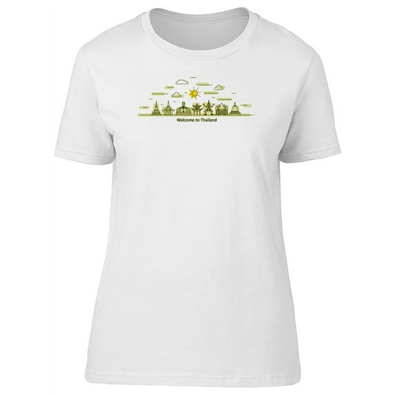 Thailand Panorama With A Quote Tee Women's -Image by Shutterstock