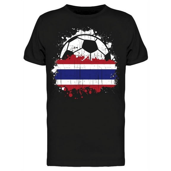 Thailand Soccer Team T-Shirt Men -Image by Shutterstock Men T-Shirt, Male XX-Large
