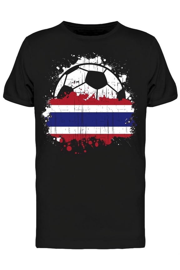 Thailand Soccer Team T-Shirt Men -Image by Shutterstock Men T-Shirt, Male XX-Large