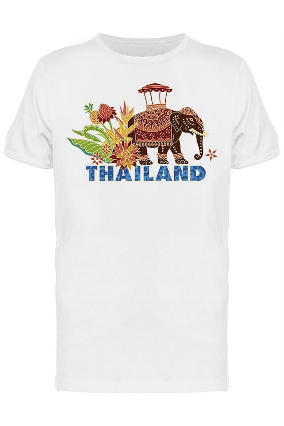 Thailand Tourist Sticker. T-Shirt Men -Image by Shutterstock, Male Medium