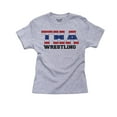 thumbnail image 1 of Thailand Wrestling - Olympic Games - Rio - Flag Boy's Cotton Youth Grey T-Shirt, 1 of 2