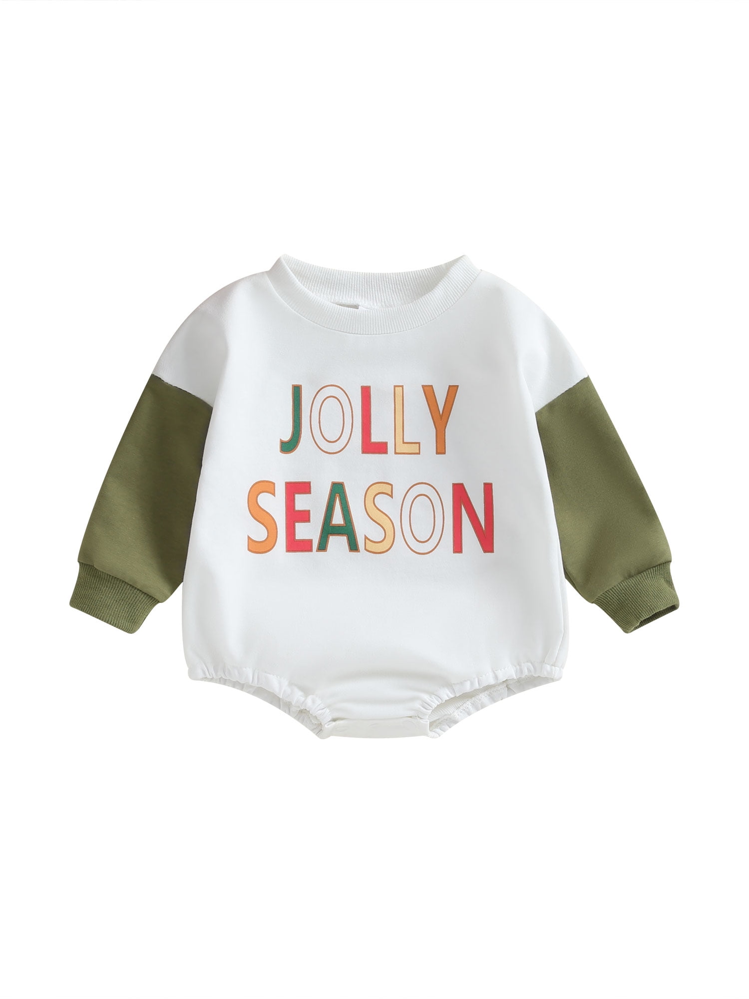 Thaisu Newborn Baby Boy Girl Long Sleeve Rompers Casual Letter Print