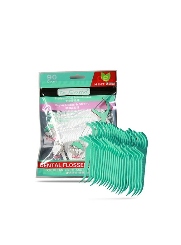 Thaisu Twin-Line Dental Floss Picks Advanced Whitening and Dual Action Flossing High Toughness Toothpicks Sticks