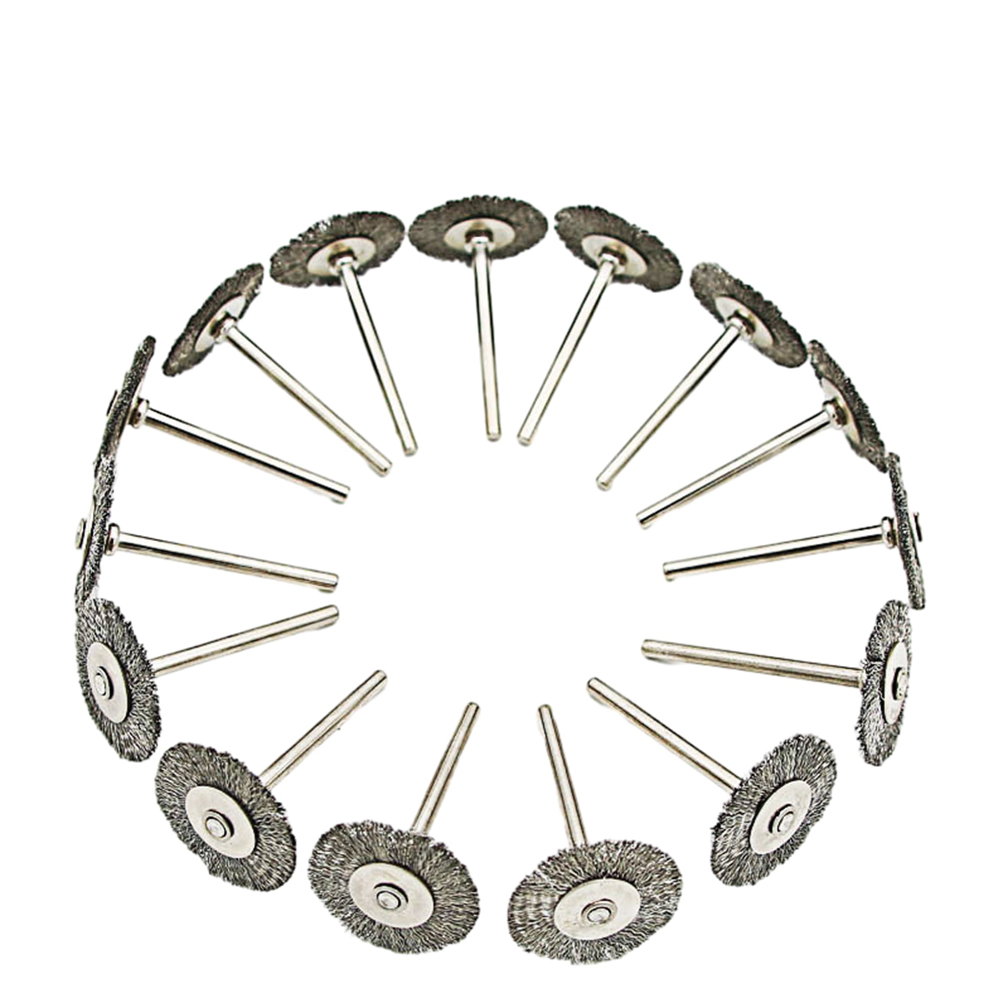 Thaisu Wire Wheel Brush Set, Steel Brush Rotary Buffing Rust Removal