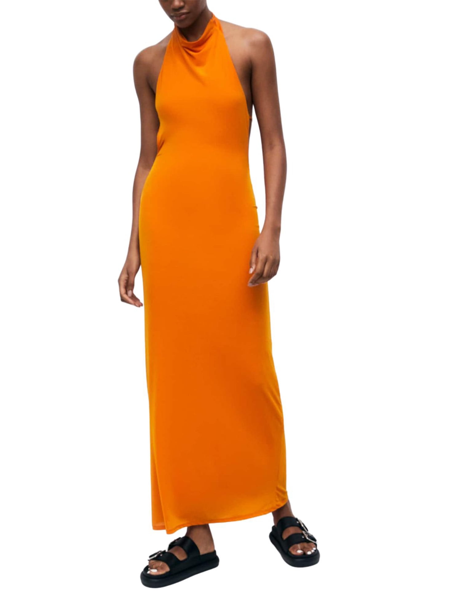 Tight top halter dress