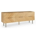 thumbnail image 1 of Thalia 6-Drawer Low Triple Dresser, 1 of 4