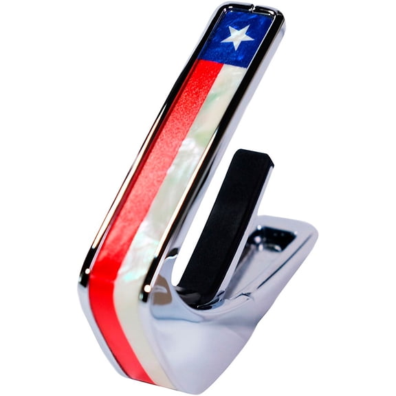 Thalia Deluxe Series Chrome Guitar Capo Texas Lone Star