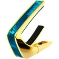 thumbnail image 1 of Thalia Guitar Capo Exotic Series Angel Wing Gold Teal, 1 of 1