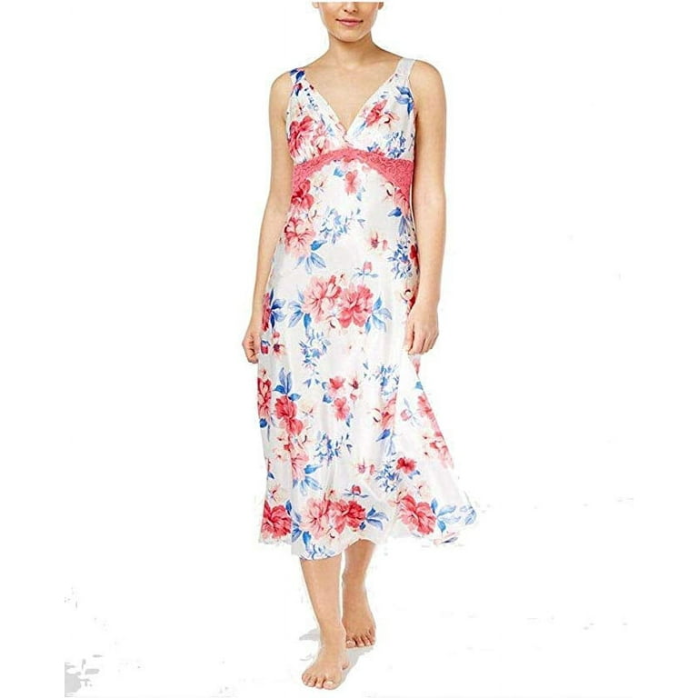 Thalia Sodi Floral Print Nightgown Regular S Peonies
