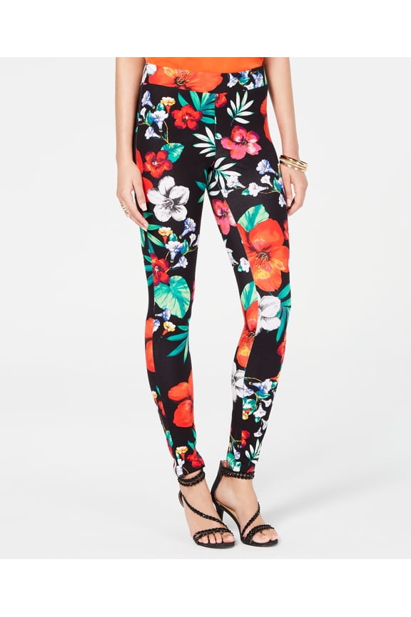 Floral Pull On Leggings Tropical Floral XS