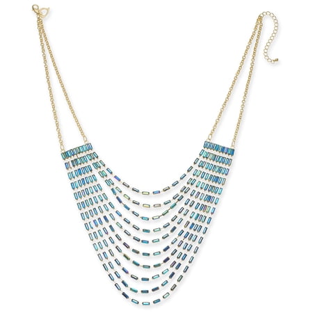 Thalia Sodi Gold-Tone Baguette Multi-Row Necklace (18+3)