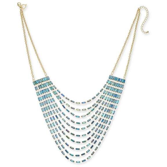 Thalia Sodi Gold-Tone Baguette Multi-Row Necklace (18+3)