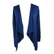 Thalia Sodi Nocturnal Blue Lace-Up Back Flyaway Cardigan S