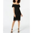 thumbnail image 1 of Thalia Sodi Off The Shoulder Lace Dress Black XL, 1 of 1