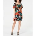 thumbnail image 1 of Thalia Sodi Printed Triple Threat Dress Tropical Floral 2XL, 1 of 1