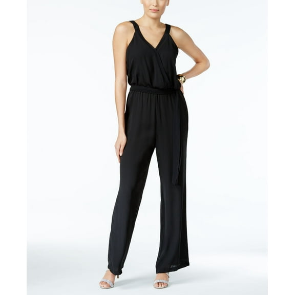 Thalia Sodi Wide Leg Jumpsuit Deep Black 16