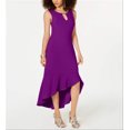 thumbnail image 1 of Thalia Sodi Women's Flounce Hem Maxi Dress Purple Size Large, 1 of 3