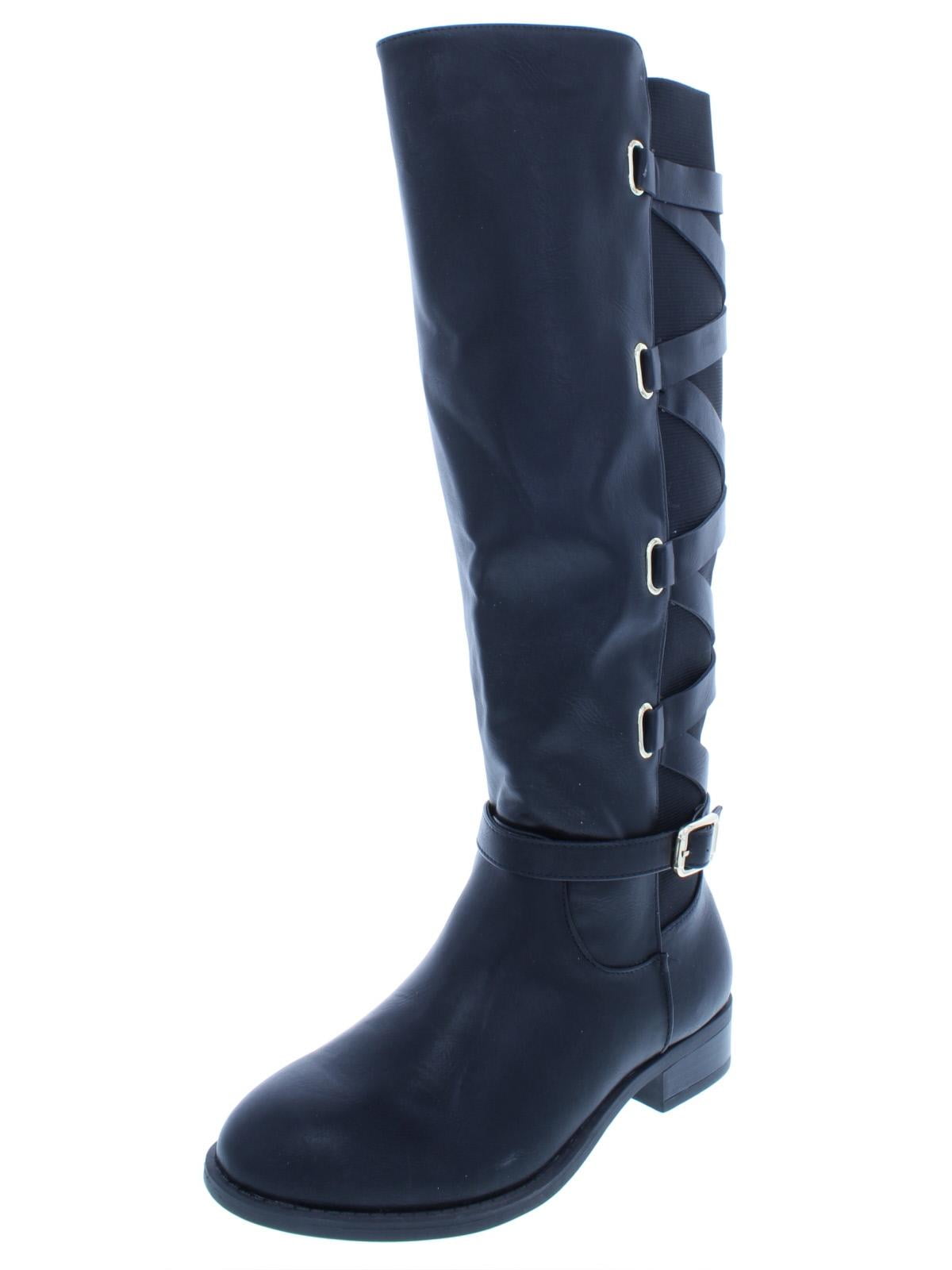 Flat Boots Royal Blue Wide Calf Boots Woman Within Boots