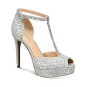 THALIA SODI Womens Chace Platform Peep Toe Pumps