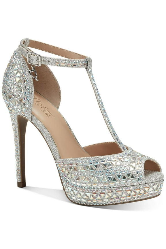 Womens Chace Platform Peep Toe Pumps