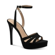 Thalia Sodi Womens Chancy Ankle Strap Emblem Platform Sandals