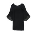 thumbnail image 1 of Thalia Sodi Womens Flare Sleeve Sheath Dress, Black, Small, 1 of 2