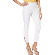 Thalia Sodi Womens Hardware Embllished Ankle Ankle Pants