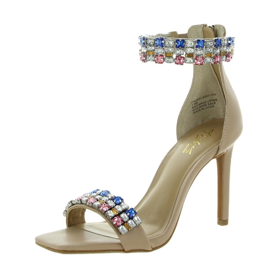 Thalia Sodi Womens Linzee Embellished Zip Up Pumps