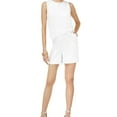 thumbnail image 1 of Thalia Sodi Womens Overlay Romper Jumpsuit, White, Small, 1 of 1