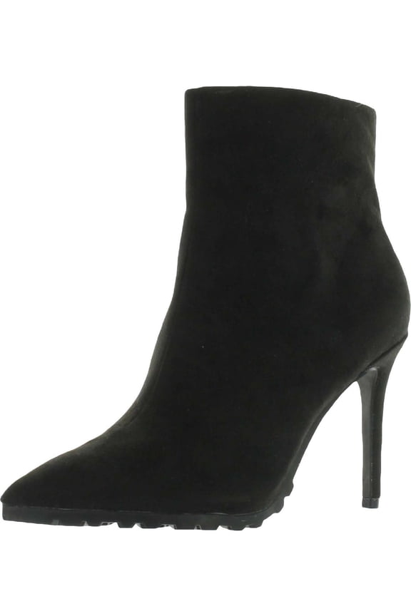 Womens Rhodes Faux Suede Pointed Toe Ankle Boots