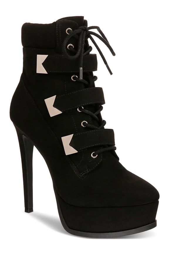 Womens SASHA Comfort Insole Faux Suede Booties