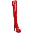 thumbnail image 1 of Thalia Sodi Womens  SILENA Comfort Insole Faux Leather Over-The-Knee Boots, 1 of 1